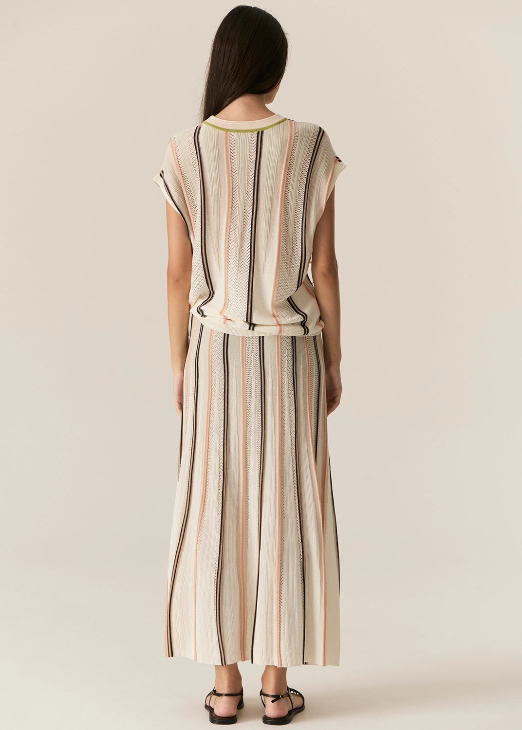 POL | TEDD KNIT TEE - NATURAL/IVORY