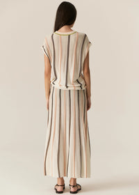 POL | TEDD KNIT TEE - NATURAL/IVORY