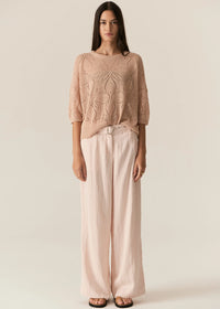 POL | FAIRE BELT PANT - BLUSH