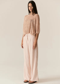 POL | FAIRE BELT PANT - BLUSH
