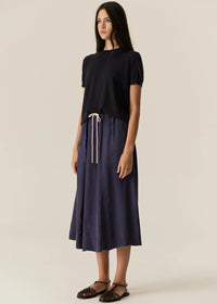 POL | HENRI TIE SKIRT - INK