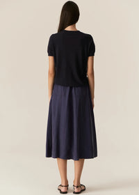 POL | HENRI TIE SKIRT - INK