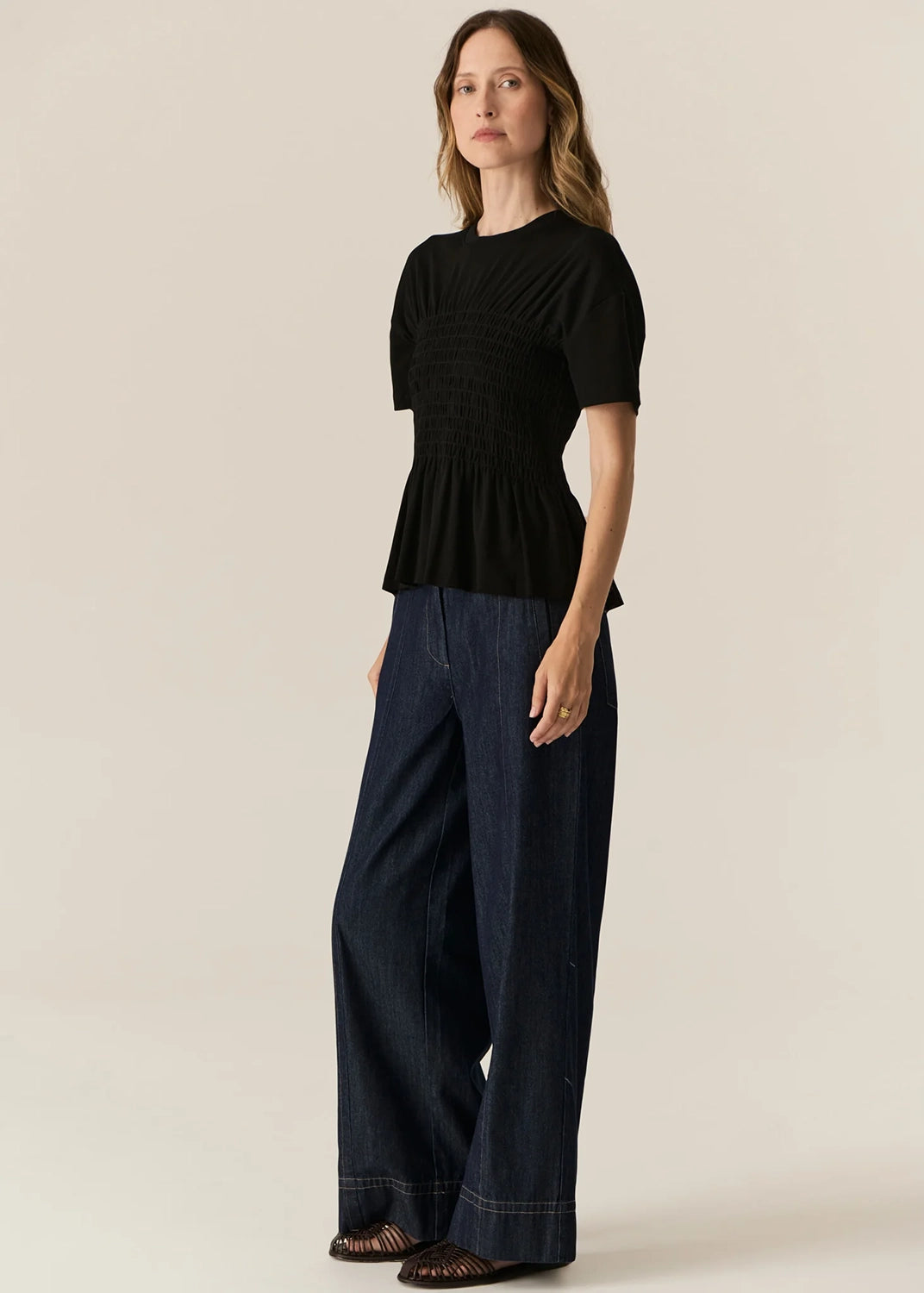 POL | CARSEN FULL LENGTH PANT - DARK WASH
