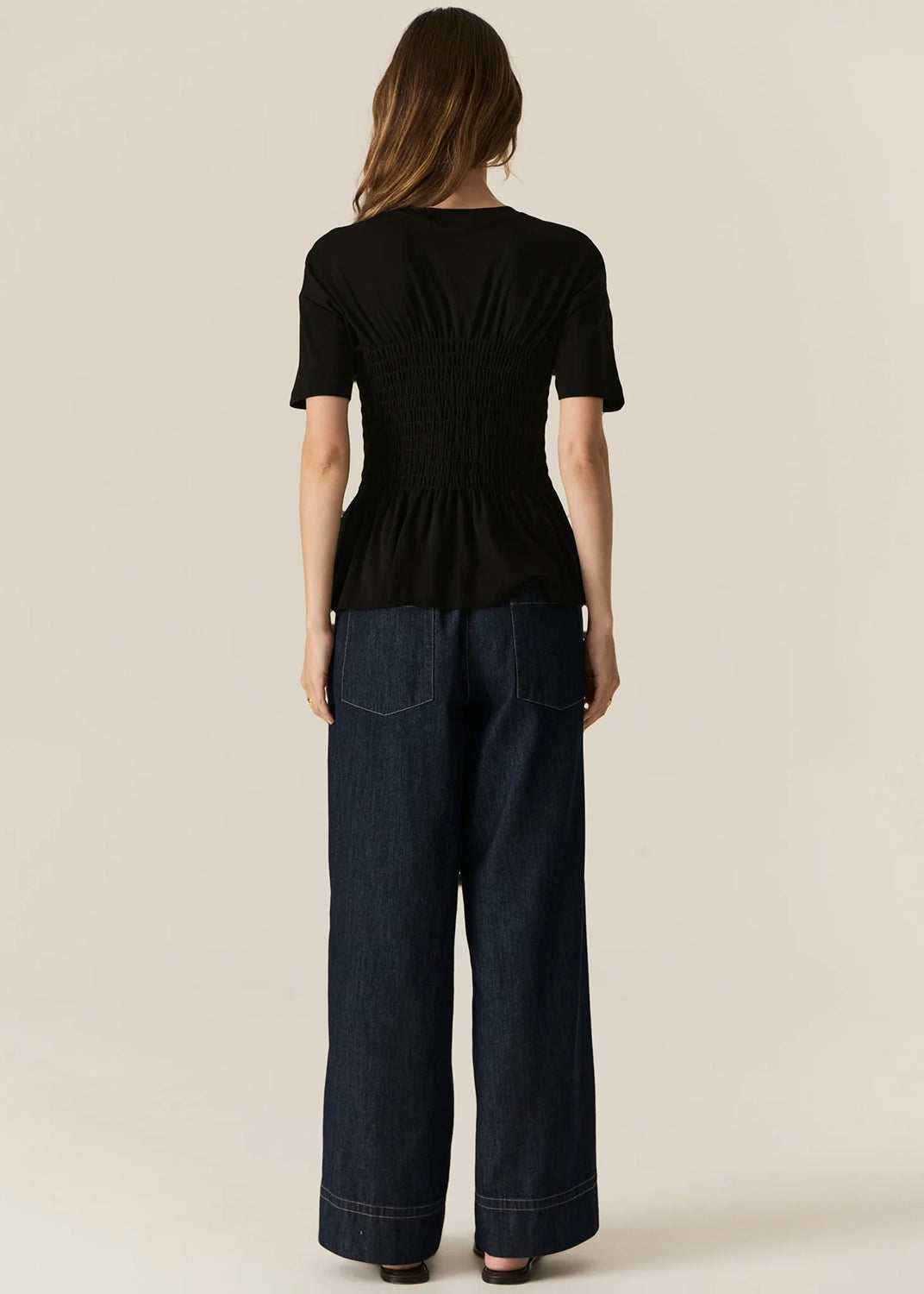 POL | CARSEN FULL LENGTH PANT - DARK WASH