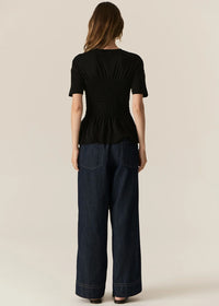 POL | CARSEN FULL LENGTH PANT - DARK WASH
