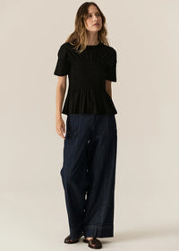 POL | CARSEN FULL LENGTH PANT - DARK WASH