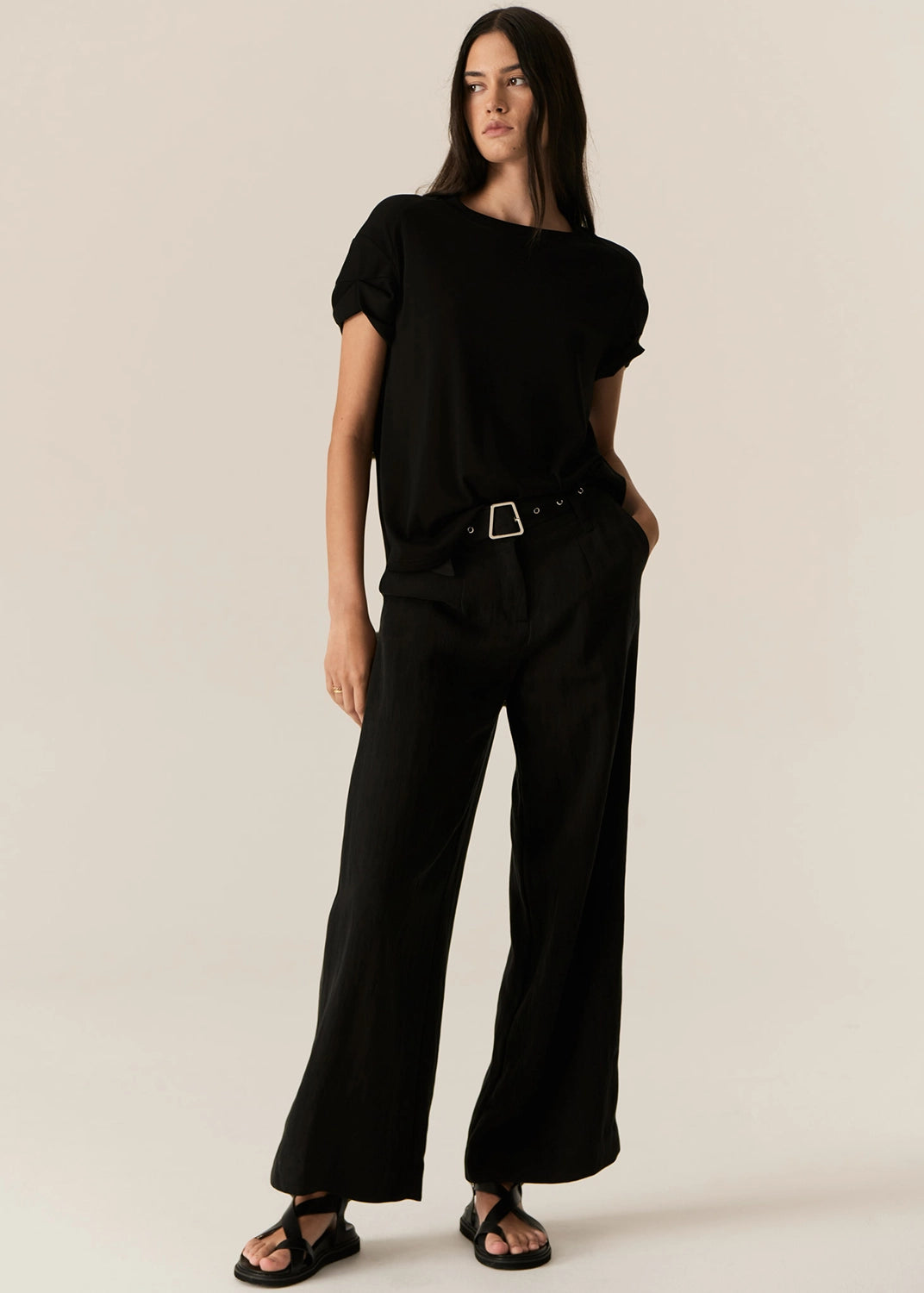 POL | ZONE CAP TEE - BLACK