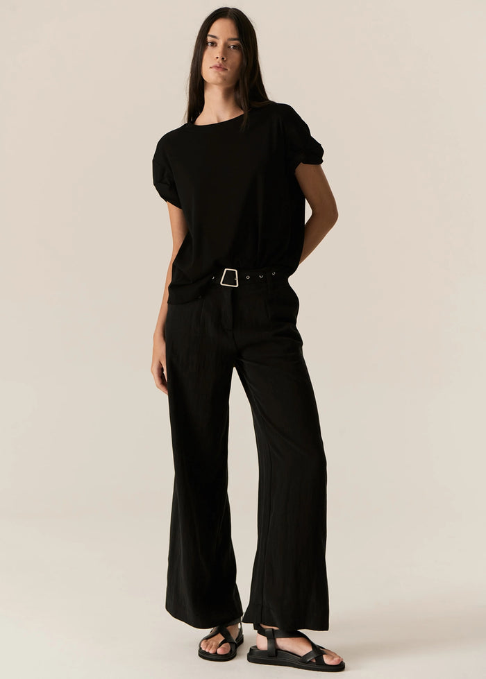 POL | ZONE CAP TEE - BLACK