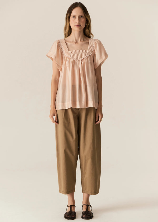 POL | ELEA PINTUCK TOP - PINK