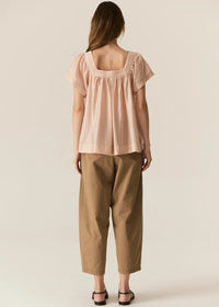 POL | ELEA PINTUCK TOP - PINK