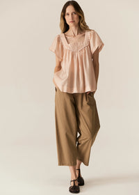 POL | ELEA PINTUCK TOP - PINK