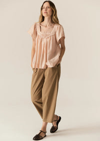 POL | ELEA PINTUCK TOP - PINK