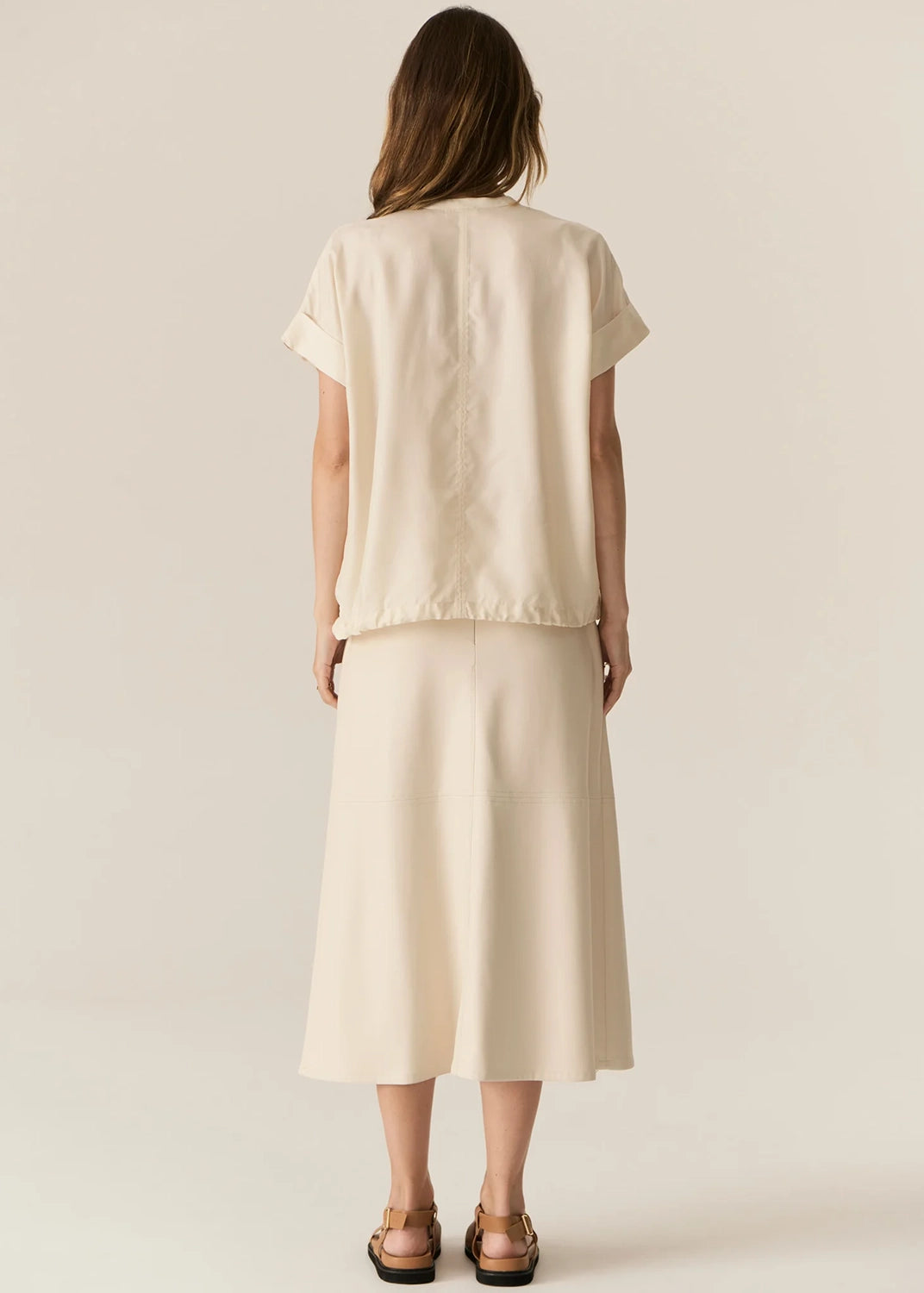 POL | BELMOND SKIRT - ECRU