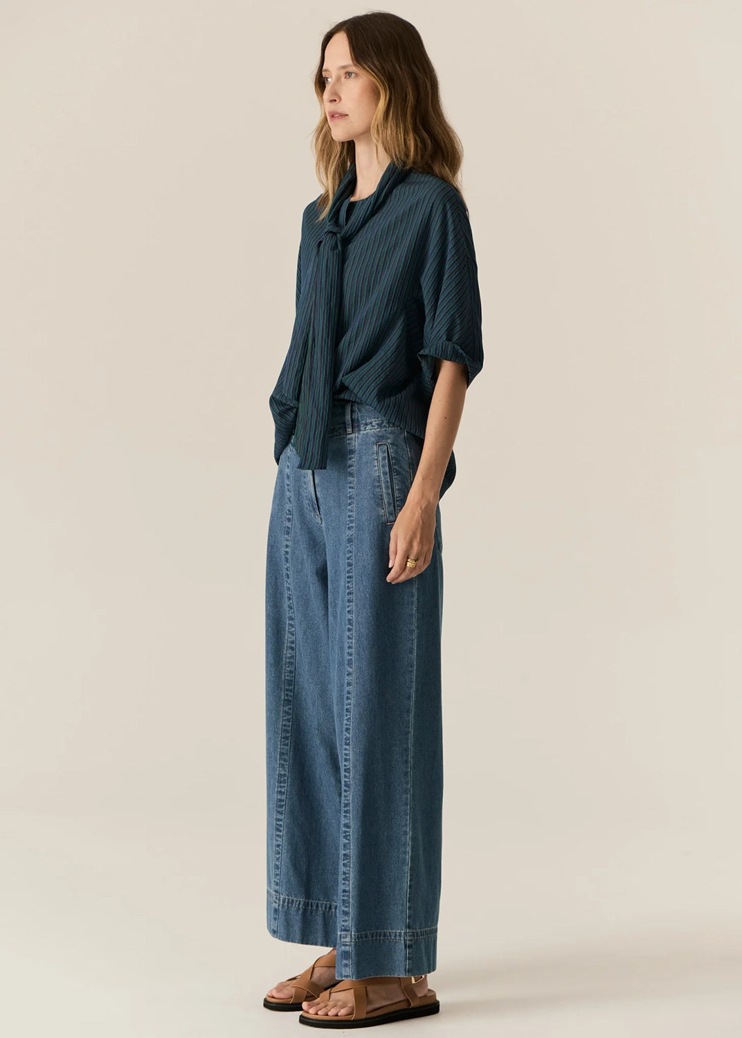 POL | CARSEN FULL LENGTH PANT - LIGHT WASH