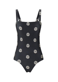 POL | BUOY SWIMSUIT - BLACK/PEBBLE