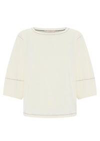 POL | HARLYN TOPSTICH TEE - IVORY