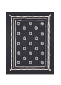 POL | BUOY SARONG SCARF - BLACK/PEBBLE