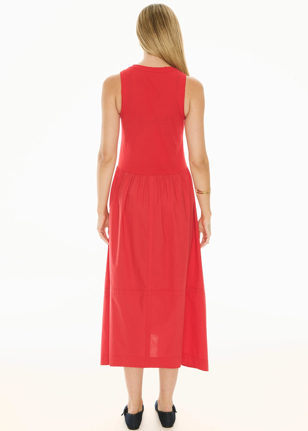 POL | BELLE TANK DRESS - RED