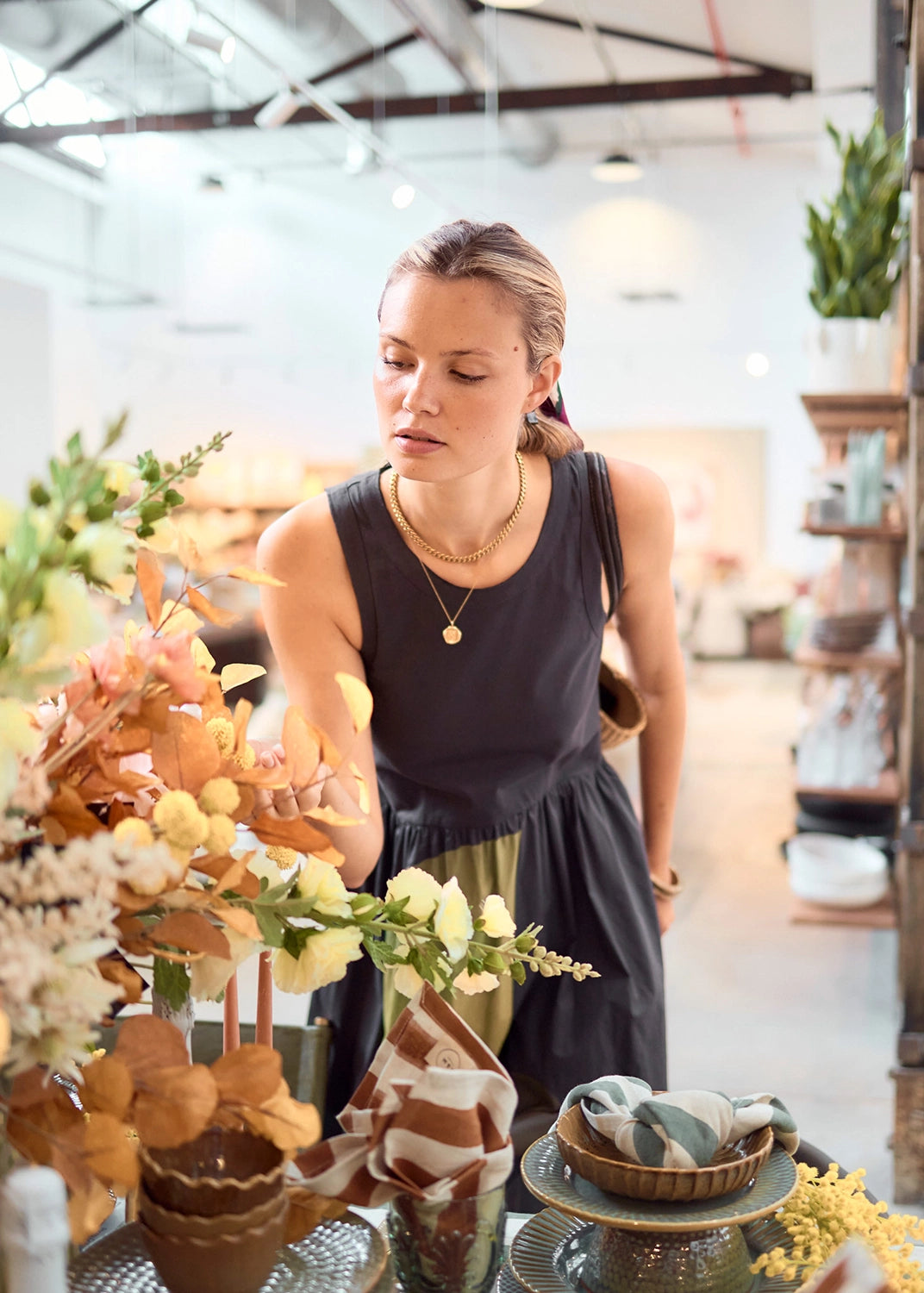 POL | BELLE PRINT TANK DRESS - ART PRINT