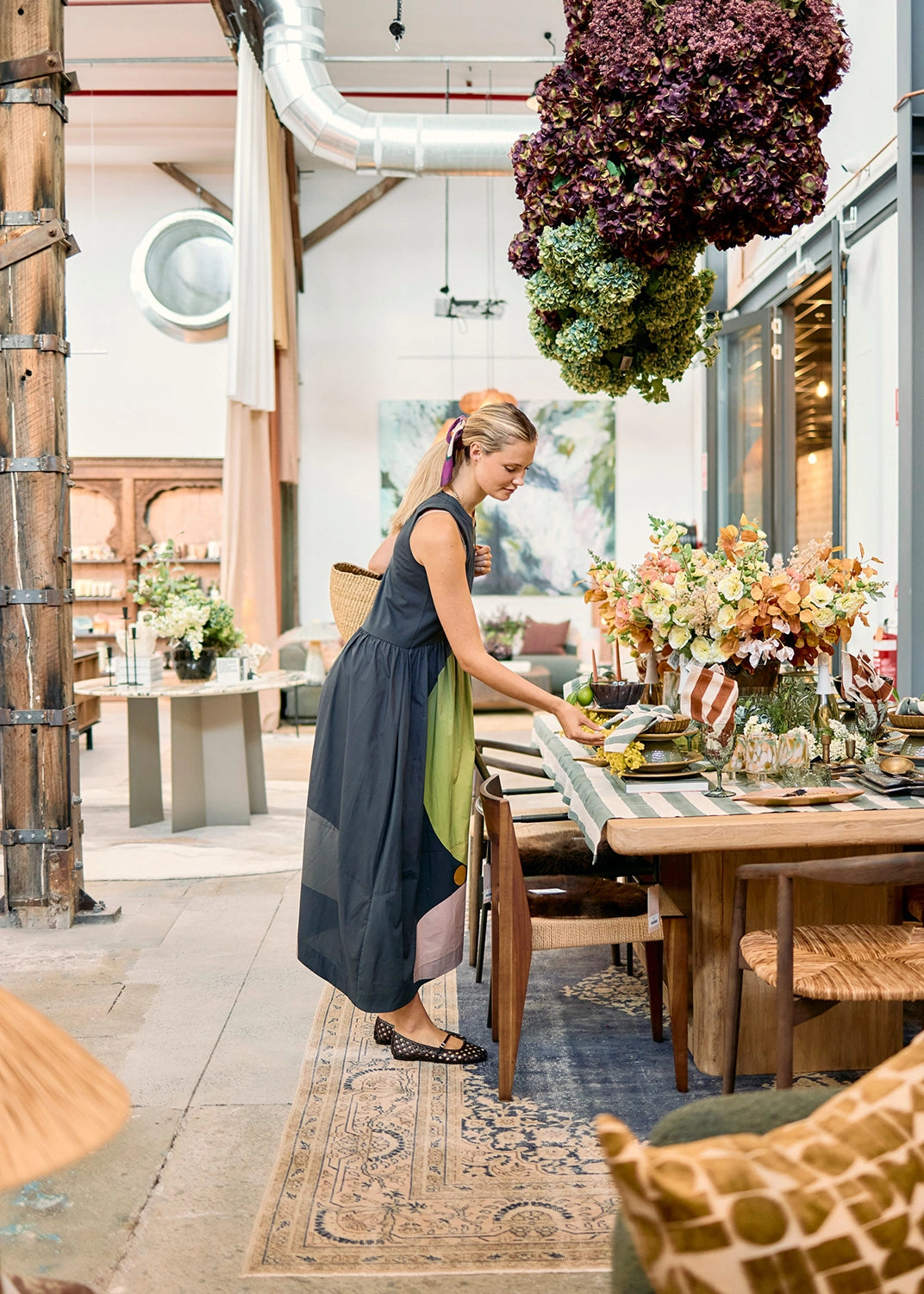 POL | BELLE PRINT TANK DRESS - ART PRINT