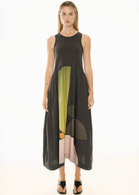 POL | BELLE PRINT TANK DRESS - ART PRINT