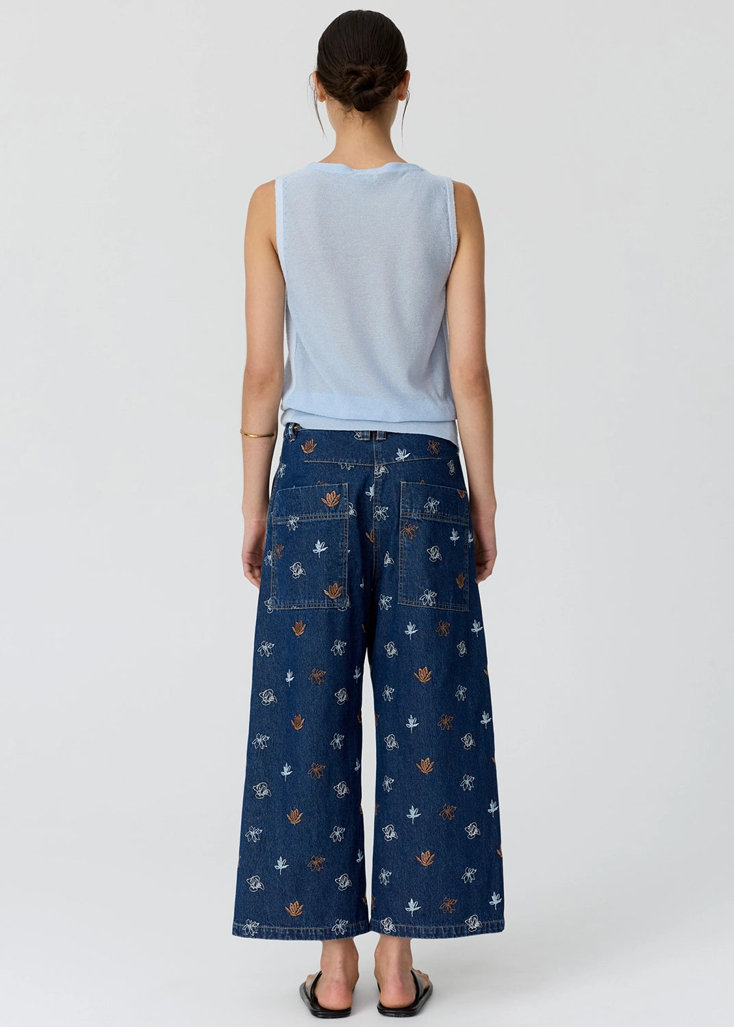 POL | HAVEN TANK LUREX BACK - BLUE