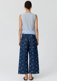 POL | HAVEN TANK LUREX BACK - BLUE