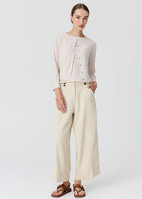POL | HAVEN TANK LUREX BACK - PEBBLE