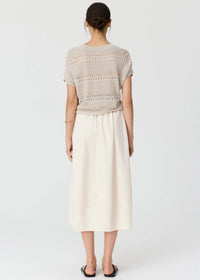 POL | ALMA BUBBLE SKIRT - PEBBLE