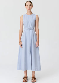 POL | LIRA BELT DRESS - BLUE