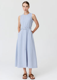 POL | LIRA BELT DRESS - BLUE