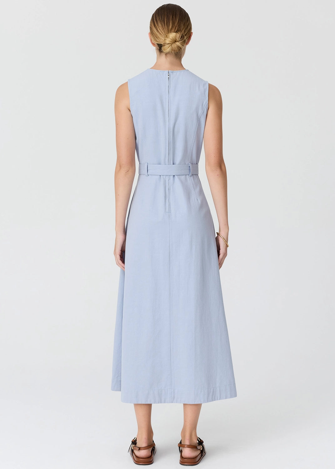 POL | LIRA BELT DRESS - BLUE