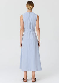POL | LIRA BELT DRESS - BLUE
