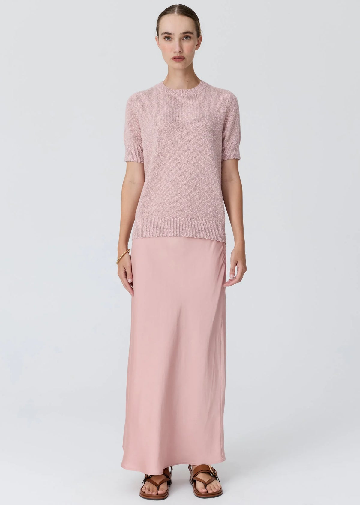 POL | CEDAR LUREX KNIT TOP - PINK/ROSE