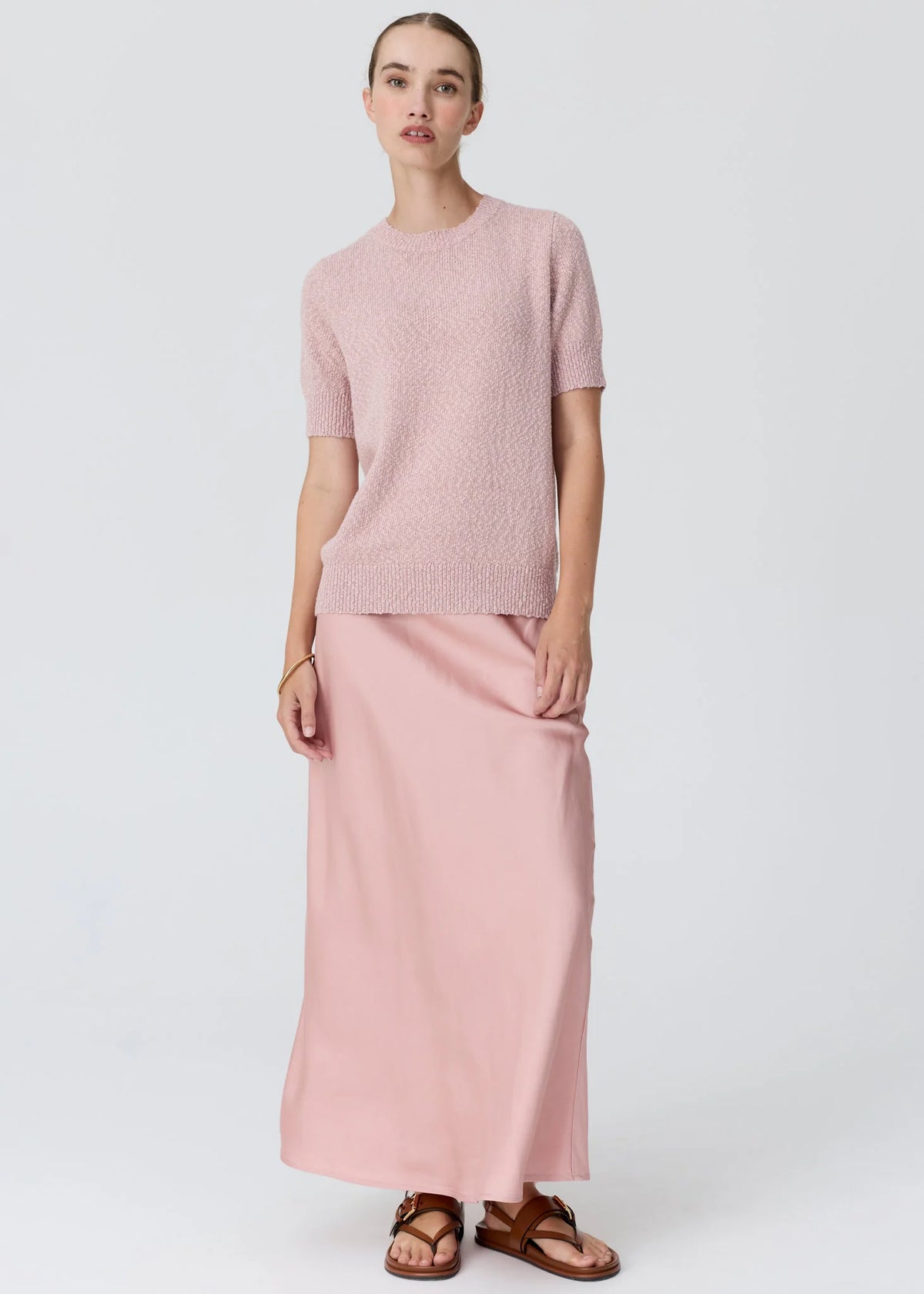 POL | CEDAR LUREX KNIT TOP - PINK/ROSE