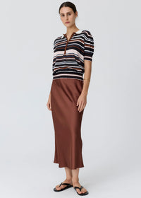 POL | DAHLIA KNIT POLO - MULTISTRIPE