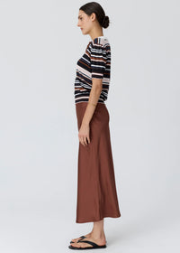 POL | DAHLIA KNIT POLO - MULTISTRIPE