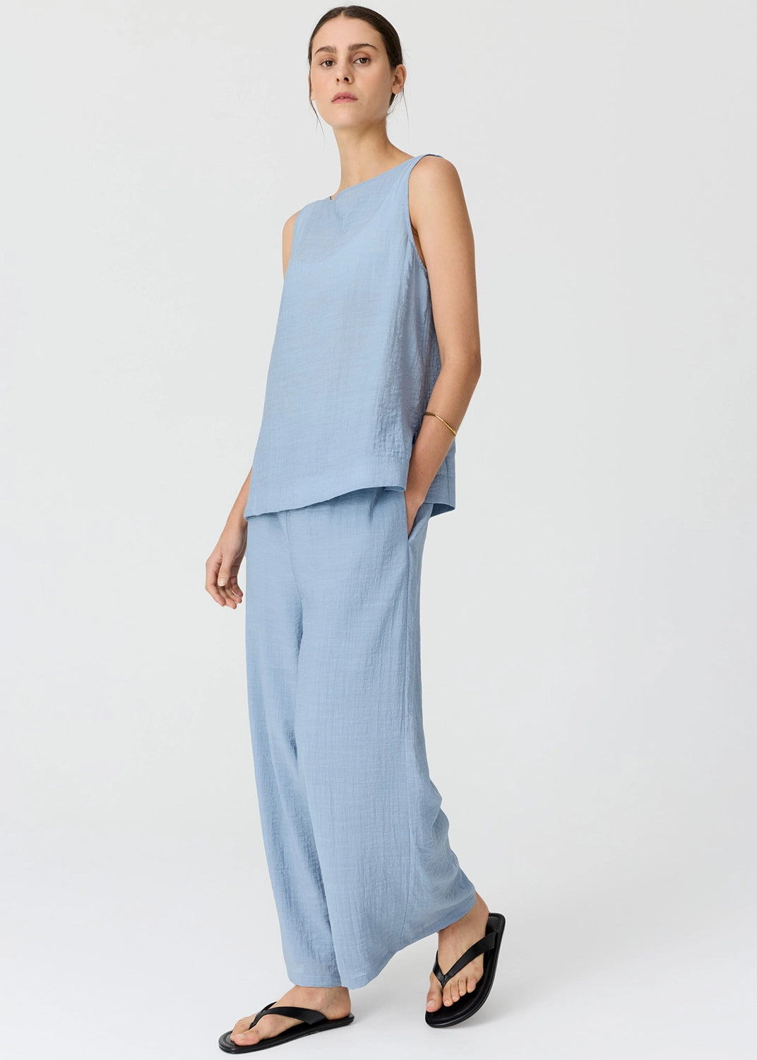 POL | FENNEL PANT - BLUE
