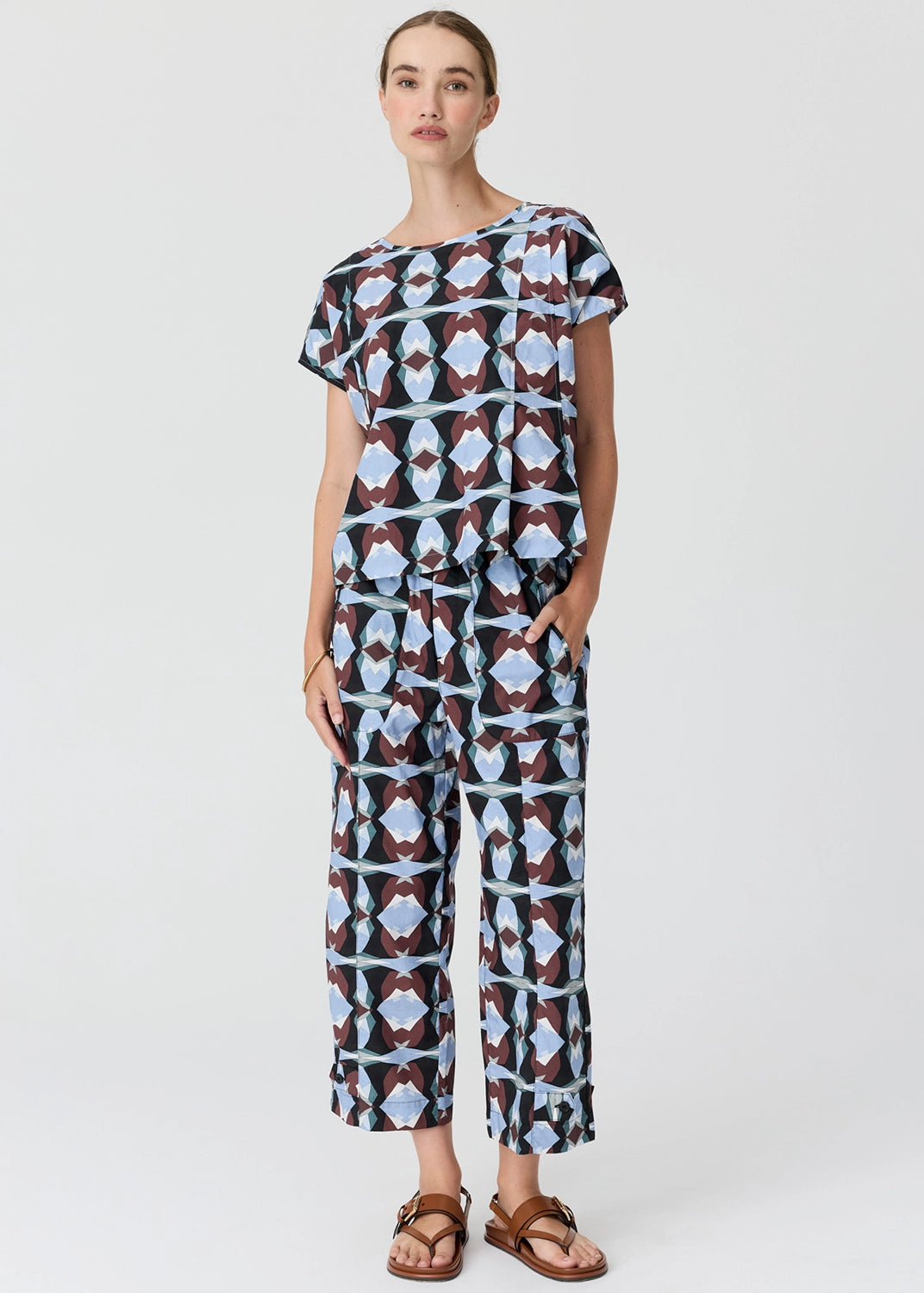 POL | THYRA REVERSIBLE TEE - THYRA PRINT