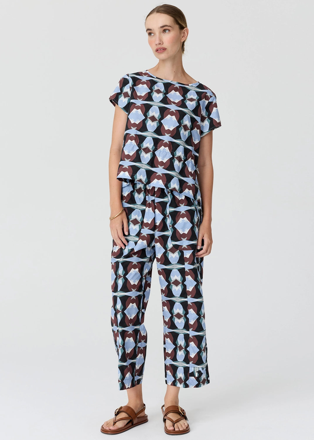 POL | THYRA REVERSIBLE TEE - THYRA PRINT