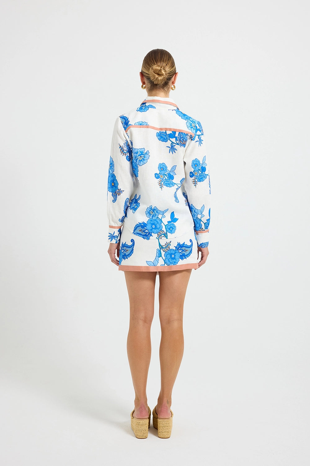 Pasduchas | Artisan Mini Skirt - Azure