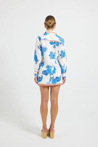 Pasduchas | Artisan Mini Skirt - Azure