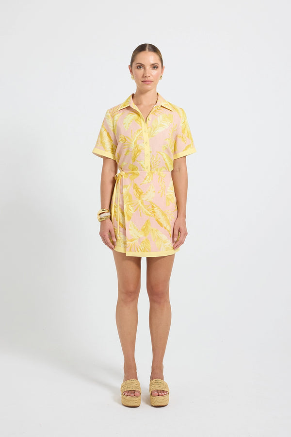 Pasduchas | Palma Mini Skirt - Pink Palm