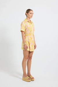Pasduchas | Palma Mini Skirt - Pink Palm