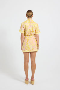 Pasduchas | Palma Mini Skirt - Pink Palm