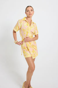 Pasduchas | Palma Mini Skirt - Pink Palm