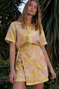 Pasduchas | Palma Mini Skirt - Pink Palm
