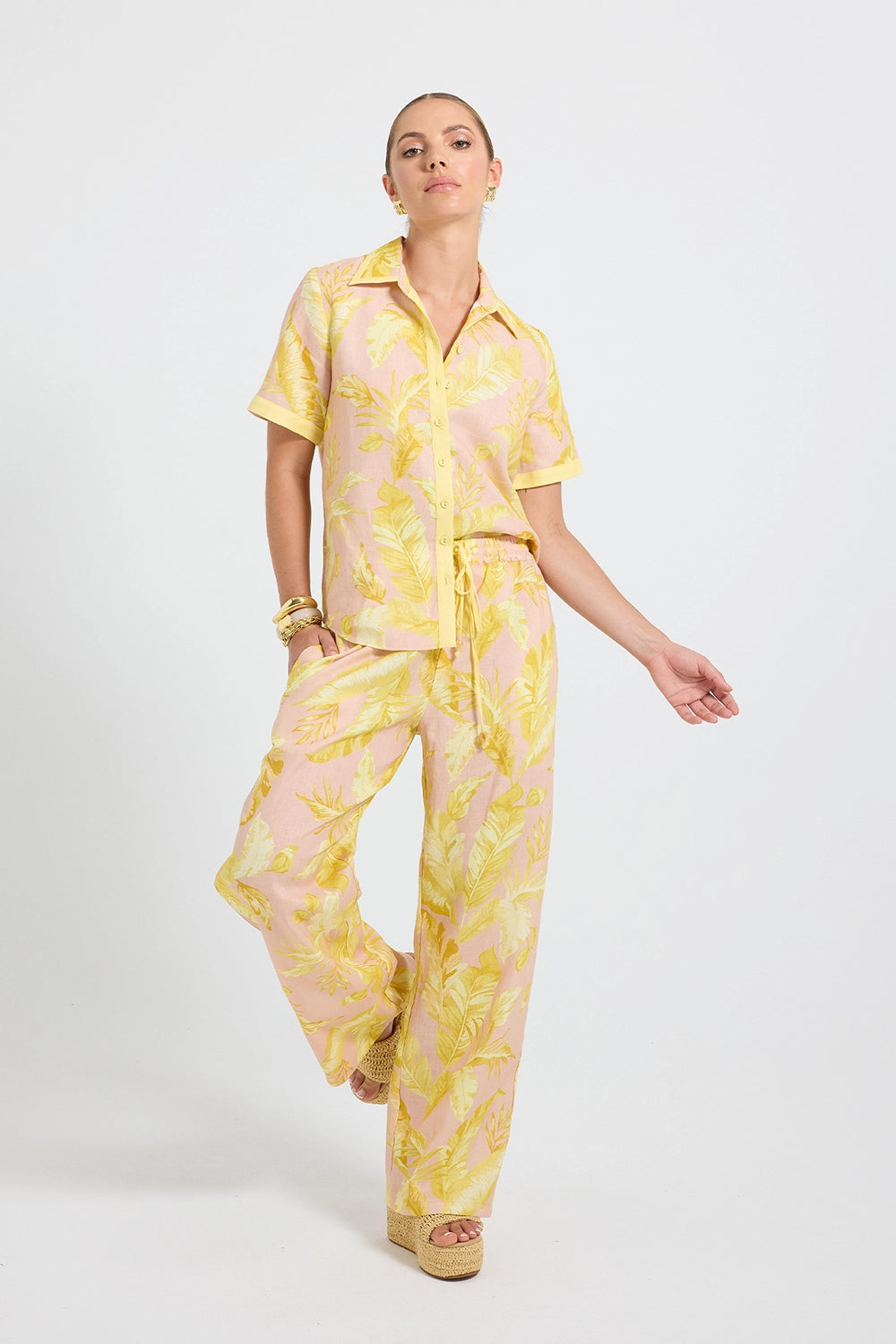 Pasduchas | Palma Shirt - Pink Palm