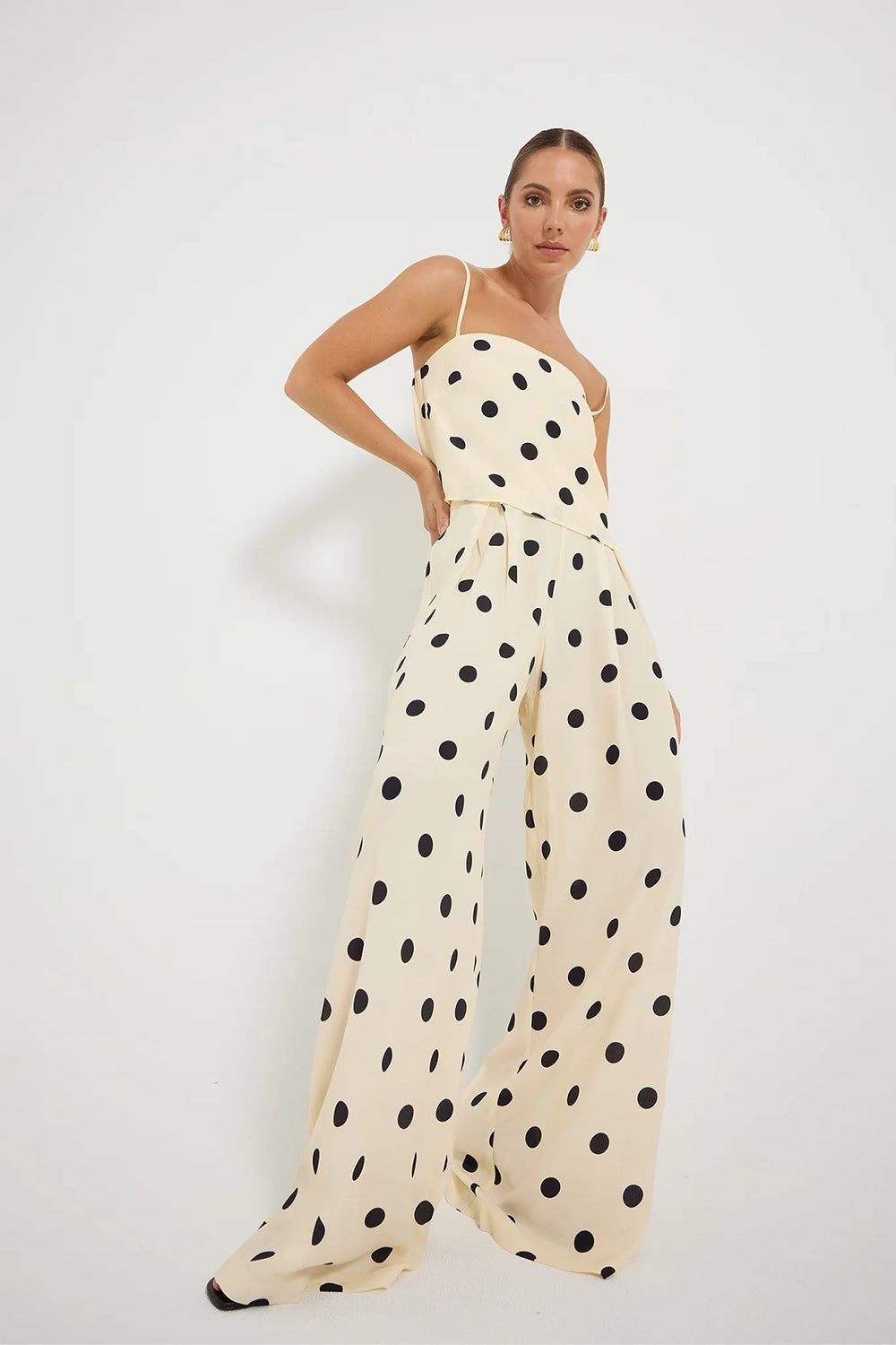 Pasduchas | Sophia Cami - Cream/Black