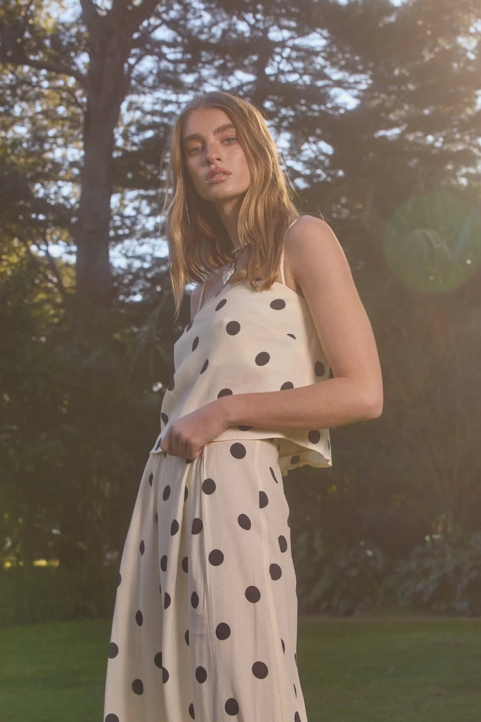 Pasduchas | Sophia Cami - Cream/Black